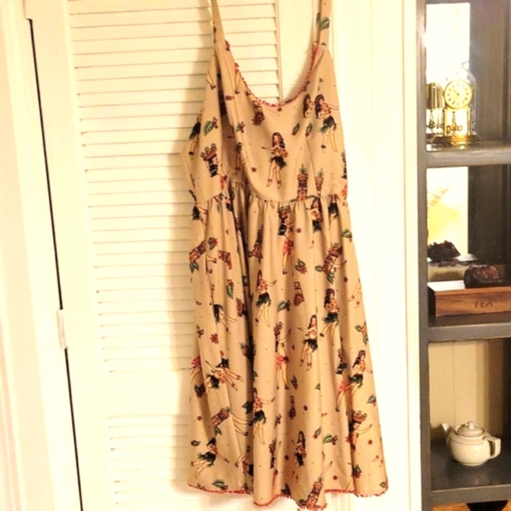 Sourpuss Hawaiian girl dress